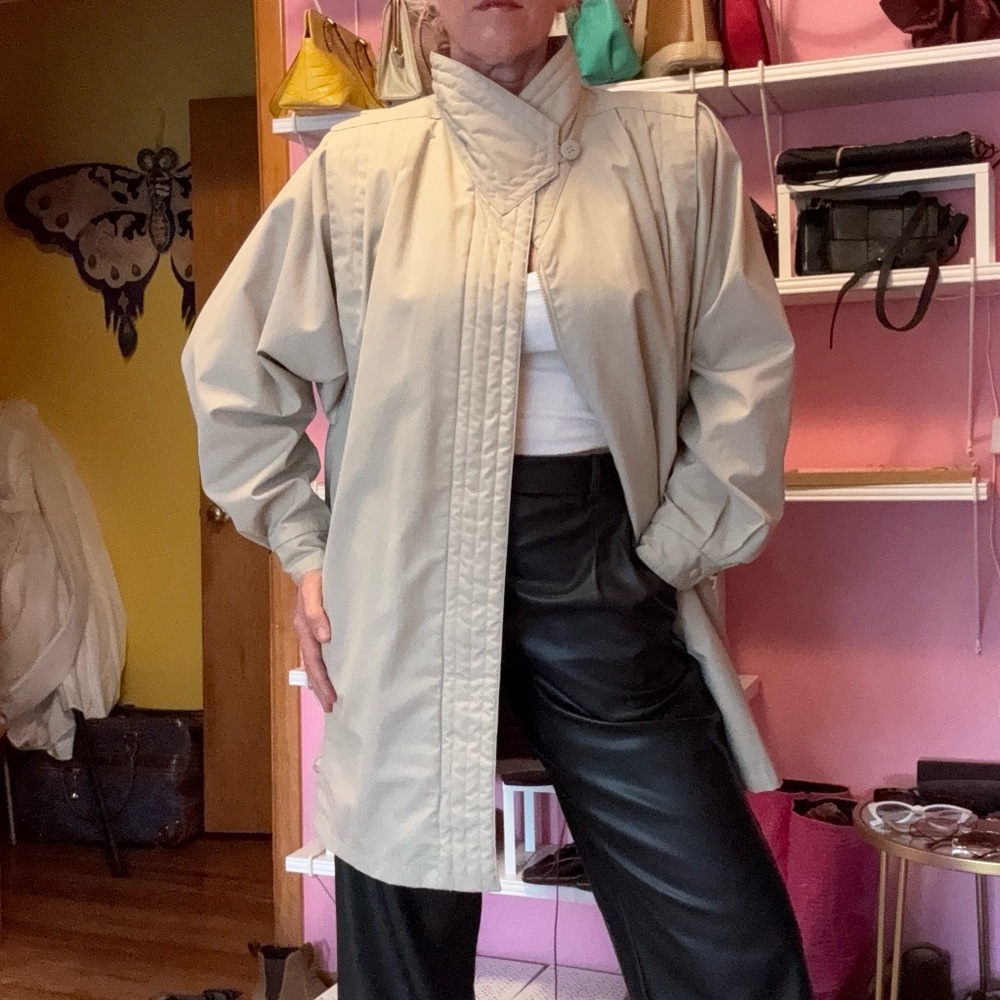 Vintage Pacific Trail Tan Trench Coat Women's